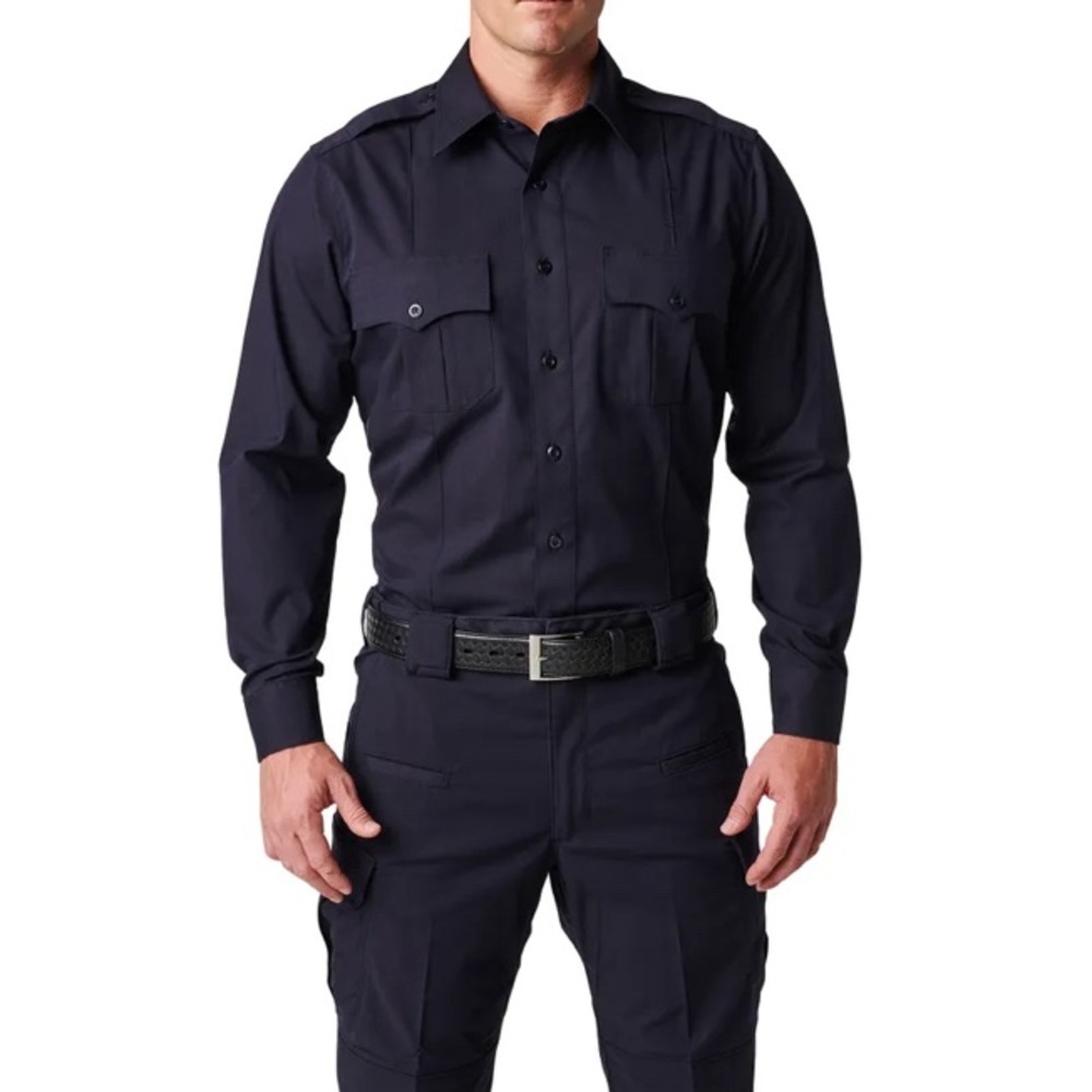 5.11 Tactical Men's Dark Blue Dress Shirt